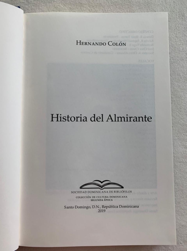 HISTORIA DEL ALMIRANTE